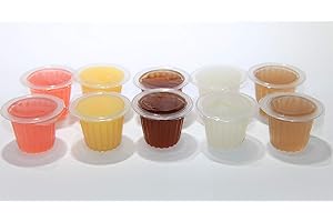 ONLINE REPTILE SHOP Jelly Fruit Pots Reptile Food - Protein Jelly Fruit Cups for Lizards, Gecko, Insects, Birds, Parrots - Bulk Packs (Mixed, 10)