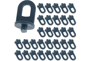 YEMETEY Greenhouse Twist Clips - 50Pcs Plastic Greenhouse Shading Fixing Clips for Greenhouse Laborer to Fixing Wires in Greenhouse Indoor Securing Insulation Materials Netting and Hanging Plants