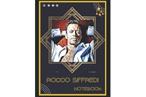 Rocco Siffredi Notebook: A Large Notebook/Composition/Journal Book with Over 120 College Lined Pages - Great Gift for a Close Friend or a Family