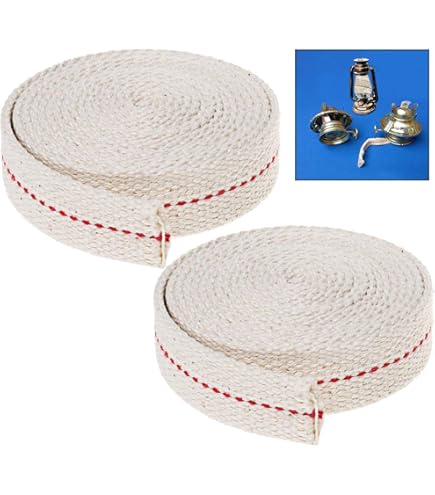YceLon 10m Öllampen Docht 6mm | Ersatzdocht Für Gartenfackeln & Lampen