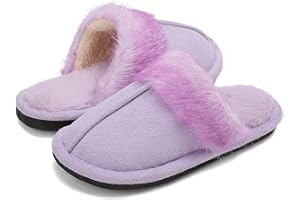 Gunaisime Winter Baumwolle Hausschuhe Kinder Herren Jungen und Mädchen Warme Plüsch Pantoffeln Weiche Bequeme