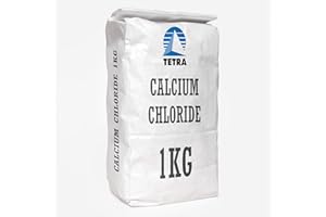 BlueBay Aquatics 1KG - Calcium Chloride Flake Dihydrate 77% Food Grade Marine Concrete Desiccant Pool Balancer