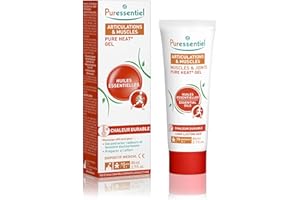 Puressentiel - Articulations et Muscles - Gel Pure Heat aux 14 Huiles Essentielles - Effet Chauffant Naturel - Aide à soulager les douleurs musculaires et articulaires - Dos, bras, cuisses - 80 ml