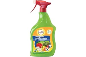 Solabiol Armicarb PFnPE Fungicida Piante Pronto Uso, Bicarbonato di Potassio, Contro Le Malattie Da Funghi Come Oidio, Ticchiolatura, Muffa Ideale Per Orto, Frutta, Floreali e Ornamentali 750ml
