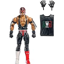 Mattel WWE Elite Action Figure & Accessori, 15,2 cm Ricochet da collezione con 25 punti di articolazione, aspetto realistico e mani intercambiabili