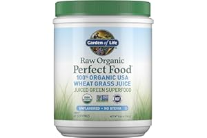 GARDEN OF LIFE Raw Organic Perfect Food 100% Organic USA Wheat Grass Juice - 240g