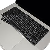 McStorey MacBook UK İngilizce Klavye Koruyucu ISO Ters L Enter M1-M5 | A2681 A3113 A3240 A3449 A2941 A3241 A2442 A2779 A2992 