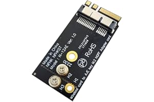 JSER BCM94360CS2 BCM943224PCIEBT2 - Adaptador de tarjeta inalámbrica a llave NGFF M.2 A/E-Key