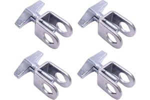 TUOREN Cowbell U-Klemme Jazz Drum Cowbell Percussion Klemmbefestigung 4 Stück