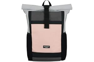 LARKSON Rolltop Rucksack Damen Groß Rosa - No 2 - Daypack für Schule, Uni, Fahrrad - 16 Zoll Laptop Fach für Arbeit - Nachhaltig - Anti-Diebstahl - Wasserabweisend