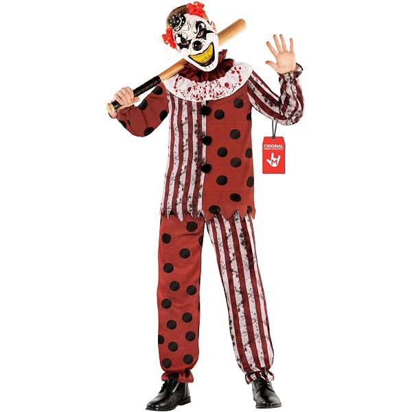 W Widmann Milano Killer Clown Perücke – Grün Oder Rot, Voluminöses Kunsthaar Für Halloween & Horror