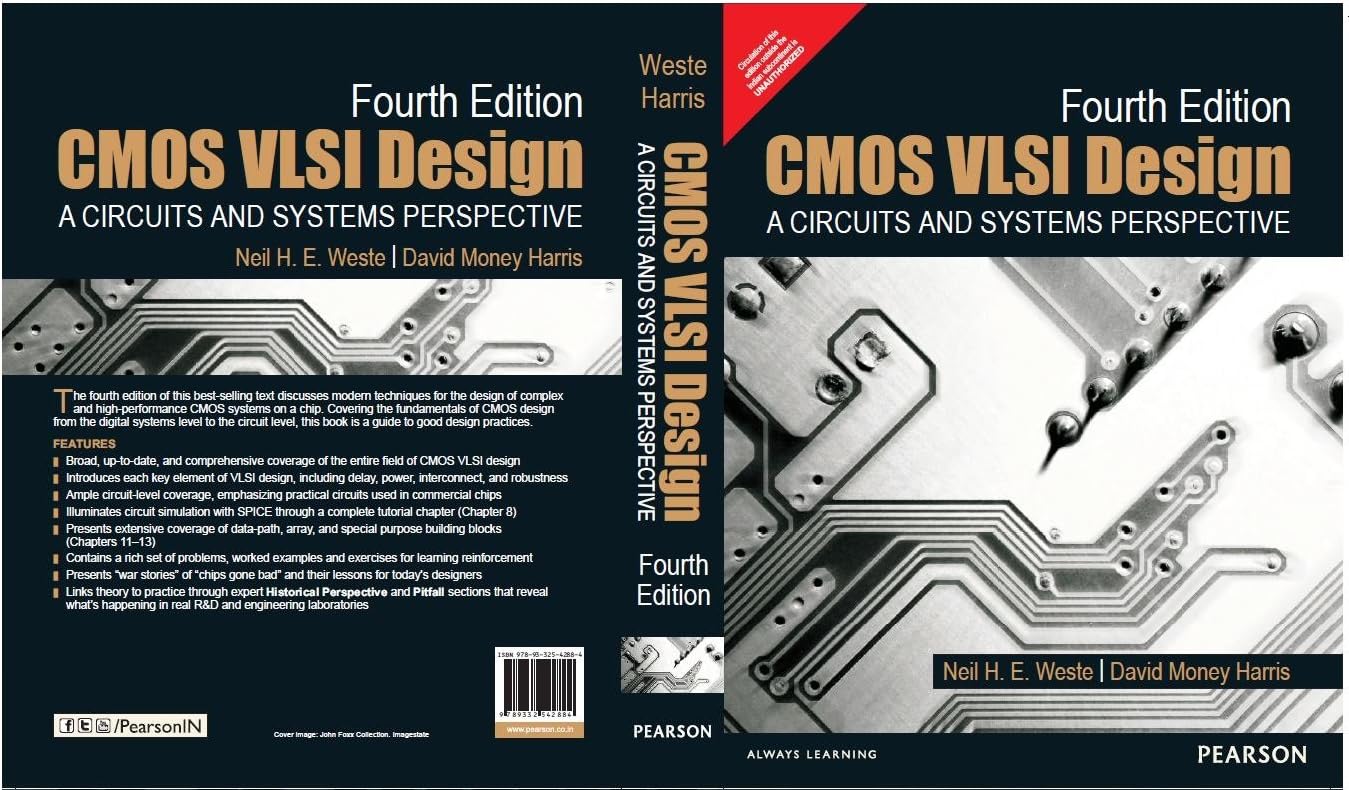 Cmos Vlsi Design: A Circuits And Systems Perspective, 4Th Edition