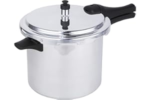 (6 Litres) - Prestige 47284 Pressure Cooker 6L Aluminium Medium Dome (with Accessories) - Induction hob Suitable Base - 5.4kg PSI, Silver
