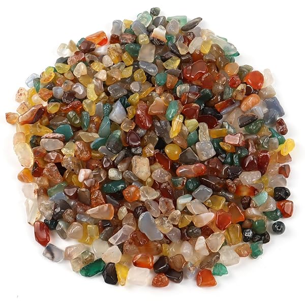 Galets Naturel Décoratif Poli Pierres De Décoration Cailloux Naturels Gravier Pour Jardin Pierres 2-4 Cm 0.9Kg Galets Décoration De Jardins/ Aquariums/Plantes