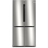 Bosch, Multidoor Refrigerator, Series 6, 405 l, NoFrost, Inox, KFN96APEA | Large capacity and long-lasting freshness for your