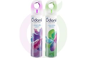 Odonil Air Freshener Room Spray - 440 ml Combo (Pack of 2, 220ml each) | Lavender Mist & Jasmine Fresh | Nature Inspired Frag