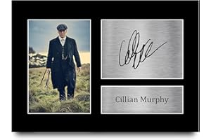 HWC Trading A4 Cillian Murphy Peaky Blinders Cadeaux Imprimé Signé Autographe Photo pour les fans d’émissions de télévision - A4