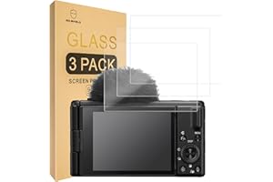 Mr.Shield Ochraniacz Ekranu do Sony ZV-1II / ZV-1 II / ZV1II Camera, [3 Sztuki] Film Szkło Hartowane 9H, Odporny na Zarysowania, HD Przejaśniać