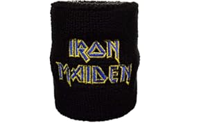RAZAMATAZ Iron Maiden Blue Logo Sweatband