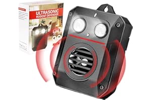 ‎MEKEET MEKEET Ultraschall Mauseabwehr, Mäuseabwehr Ultraschall Testsieger, Mäuse Vertreiben, Mäuseabwehr, Mäuseschreck Ultraschall, Marderschreck, Marderabweh, Marderschreck Auto Mit Ultraschall & Blitzlicht