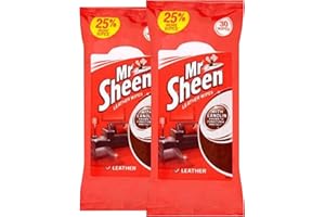 Mr Sheen Leather Wipes (30) - Pack of 2