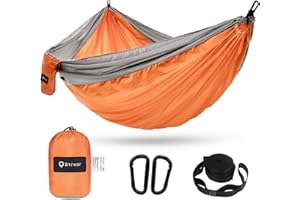 BTRWOR Hammock - Ultra-Light Travel Camping Hammock - Double & Single - 300kg Load Capacity,Breathable,Quick-drying Portable Hammock - For Outdoor Indoor Garden