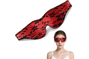 VLYX Satinögonmask - Mjuk sidenögonbindel för vuxna, bekvämt ögonskydd för hemmet, resor, kontor, alla hjärtans dag-present, rollspel