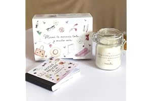 HappyMots - Pack Regalo para Mama, Kit Original Regalos para Madres “Te Lo Mereces Todo y Mucho Más”, Ideal Pack Regalo Madre, Viene en una Bonita Caja Regalo, Especial regalos Día de la Madre