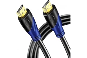 Rommisie 8K HDMI 2.1 Kabel 2m, 8K@60Hz 4K@120Hz Ultra High Speed Kabel Lead 48Gbps, Supports eARC HDR10 HDCP 2.2/2.3, Kompatibel mit all HDMI devices PC/TV/HDTV/Blu-ray