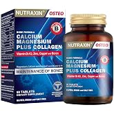 Nutraxin Bone Formula Calcium Magnesium + Collagen &ndash; 90 Tablet: Tip I Kolajen, Kalsiyum, D Vitamini, Magnezyum, &Ccedil;inko & Bakır