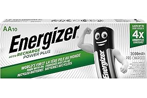 ENERGIZER MAX Energizer 2000MAh AA Rechargeable Battery (Pack of 10)