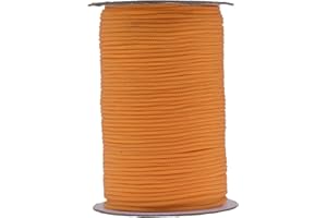 ‎IHKFILAN IHKFILAN Polypropylen Utility Rope Kordelzug Hohl geflochtenes, PP-Seil Barrier Rope Polypro Rope, Flechtleine Tauwerk,Outdoor Seil Knotenfest (Orange, 3MM)