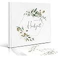 AISBUGUR Personalisiertes Gästebuch Hochzeit - 100 Seiten Mit Stift & Geschenkbox