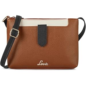 Lavie Women\'s Keiko 2C Colorblock Top Zip Crossbody Sling Bag | Ladies Purse Handbag | Gift for Women