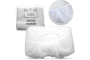 XARA - Sabanas Camilla Ajustables de TNT Sin Olores - Repele los Líquidos - Funda Camilla Masaje Ajustable 95 x 220 cm - Cubre Camillas Masajes Reciclable - Pack 50