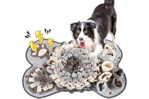 Fivtsme Tappeto Olfattivo Cane, Tappeto per Cani Dogs, Tappetino Olfattivo Cane, Snuffle Mat per Cani, Sniffing Tappeto per Cani Dogs, Dog Sniffing Mat, per Addestramento Cani per Giochi Interattivi