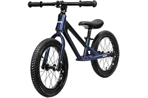 CHOLY 14 Inch Balance Bike for 3,4,5,6 Year Old Boys Girls, No Pedal Kids Bike with Adjustable Seat, Air Tires and Magnesium Alloy Frame, Lightweight Children's Traing Bicycle