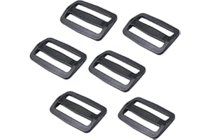 Baikeen Tri glide Slider,Strong Plastic Tri Glide Slides Adjustable Slide Buckle Strap sliders Adjusters for Backpack Belt Strap