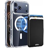 PSR Aksesuar iPhone 17 Pro Max Uyumlu M-Safe Kablosuz Şarj Destekli Mat Kılıf + MagSafe Kartlıklı C&uuml;zdan - Tam Koruma Seti (Ş