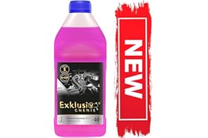 Exklusiv Chemie Antigel pour radiateur G13 | Liquide de refroidissement voiture jusqu'à -40° | Liquide de refroidissement voiture G13 | Prêt à l'emploi | 1000ml