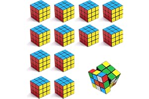 LPOLKVEMELH 12 Packs Party Puzzle Toy, 3x3cm Mini Portable Cubes Party Bag Fillers Set, Eco-friendly Party Favours Cube Educational Toys Gift for Children Adult Elderly Puzzle Game Birthday Decoration