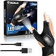 Hinshark Regalo Uomo, Regalo Festa del Papà, Ricaricabile Guanti con Luce LED Gadget Utili, Idee Regalo Uomo Regali per Lui/P