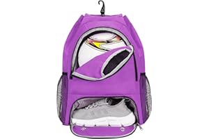 SPORTSNEW Sac à Dos Cordon Basketball Football Hommes et Femmes Sport Gym Avec Compartiment Ballon et Chaussures Avec Poche Humide Séparée