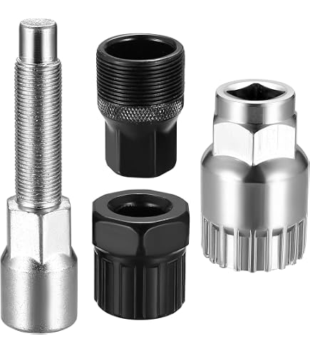Movimento Centrale BSA 68 X 122,5 Mm – Asse In Acciaio Per Bici, Nero - 5