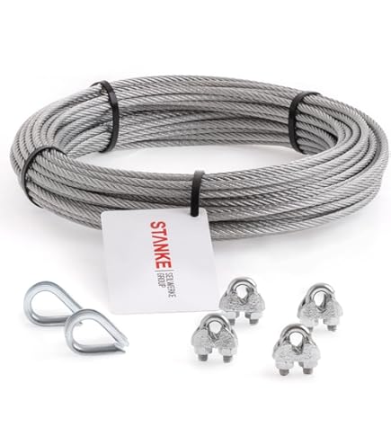 Fune In Acciaio Inox 3mm X 5m - Morbida, Flessibile, 7x19 Fili, V4A A4, Per Nautica, Pesca, Fai Da Te - Foto 7