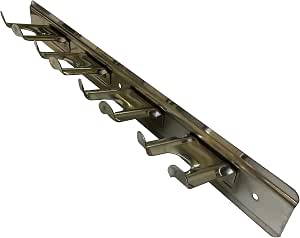 LILLY SUPPORTO a PARETE in ACCIAIO INOX 18/10 4 POSTI per PALE PIZZA :  Amazon.it: Casa e cucina