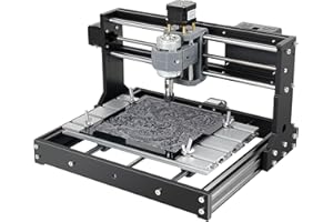 OUYANG CNC 3018 S Fräsmaschine, 3 Achsen CNC-Graviermaschine, GRBL-Steuerung und Not Aus Taster, Arbeitsbereich 300mm x 180mm x 45mm, geeignet für die Gravur von Acryl, Holz, etc
