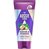Aussie SOS Blonde & Hydrate A&ccedil;ık Renk Boyalı, R&ouml;fleli ve Gri Sa&ccedil;lar İ&ccedil;in Sa&ccedil; Kremi 350ml