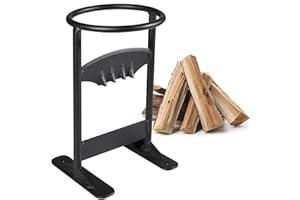 PENGDA Holzspalter Kindling Cracker Brennholzspalter – Anzündholzspalter Gusseisen Holzspalter Handschneider Keil Manueller Holzspalter für Campingplatz