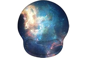 SHESHY Mouse Mat, Mouse Pads with Wrist Support, Non-slip Rubber Base,Milk Silk Fabric with comfortable, Ergonomic, Novel patterns Beautiful and Fashionable